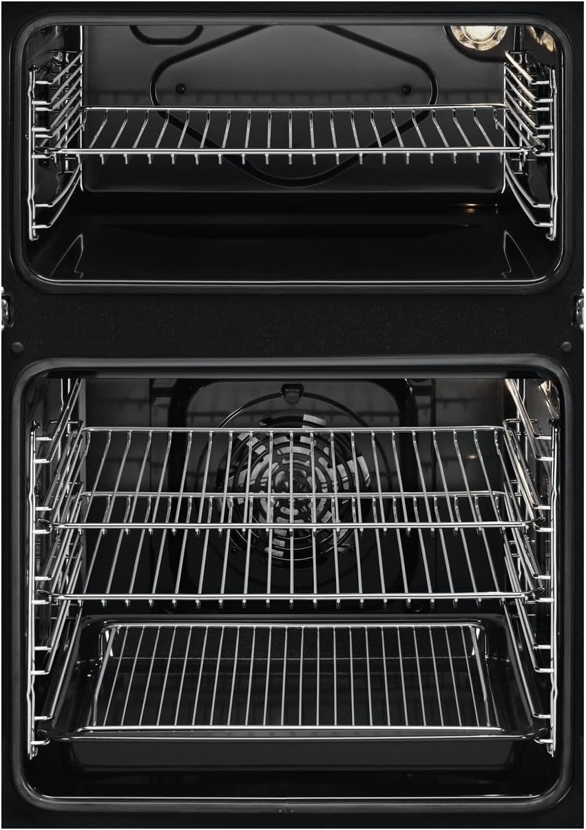 Zanussi Series 20 Electric Built In Double Oven ZKHNL3X1, 66 L Capacity, 59,4 cm, Fan Controlled Defrosting, Self - Cleaning With Clean Enamel, LED display, Stainless Steel - Amazing Gadgets Outlet