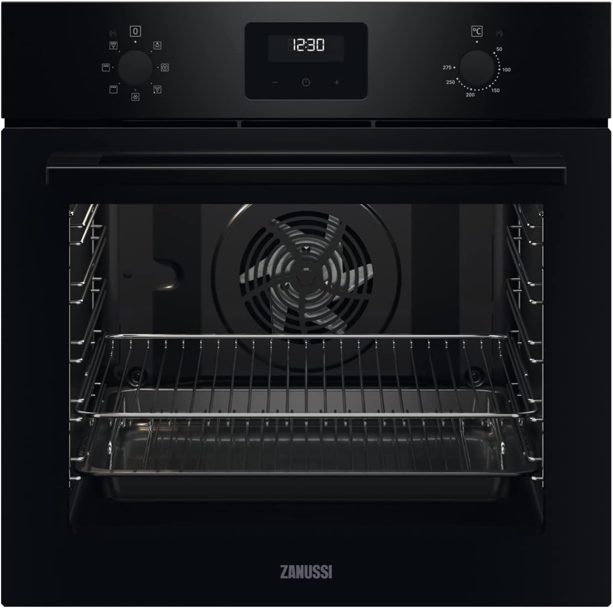 Zanussi Series 20 Electric Fan Oven - Black - Amazing Gadgets Outlet