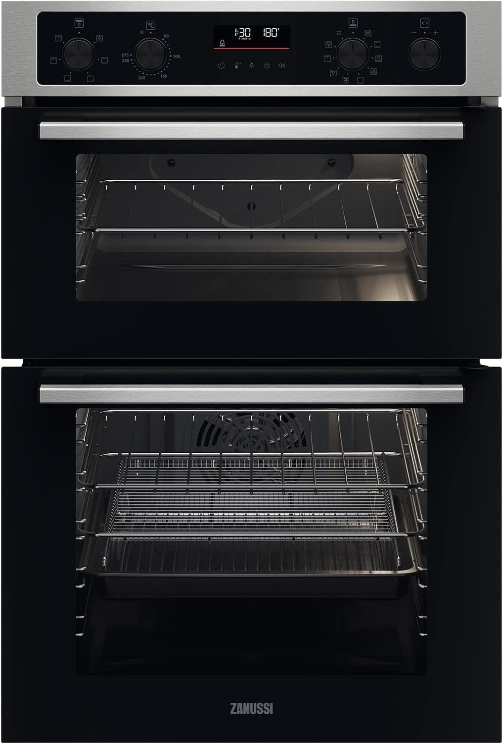 Zanussi Series 40 Airfry Built - in Double Oven With Catalytic Cleaning - Stainless Steel - Amazing Gadgets Outlet