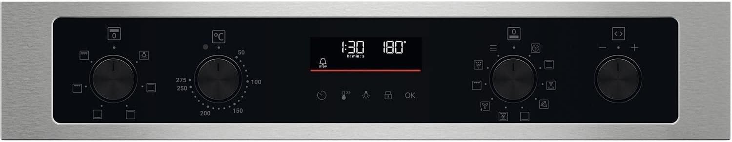 Zanussi Series 40 Airfry Built - in Double Oven With Catalytic Cleaning - Stainless Steel - Amazing Gadgets Outlet