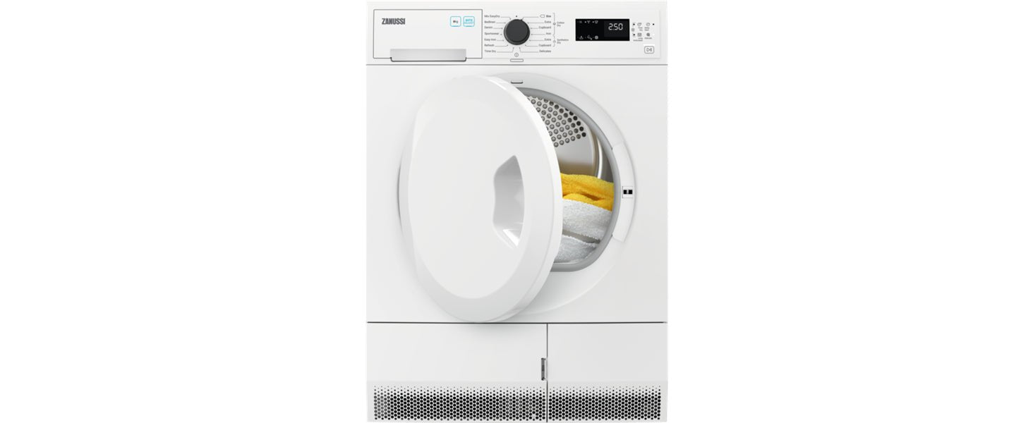 Zanussi ZDC82B4SW 8Kg AutoAdjust Condenser Tumble Dryer - B - Amazing Gadgets Outlet