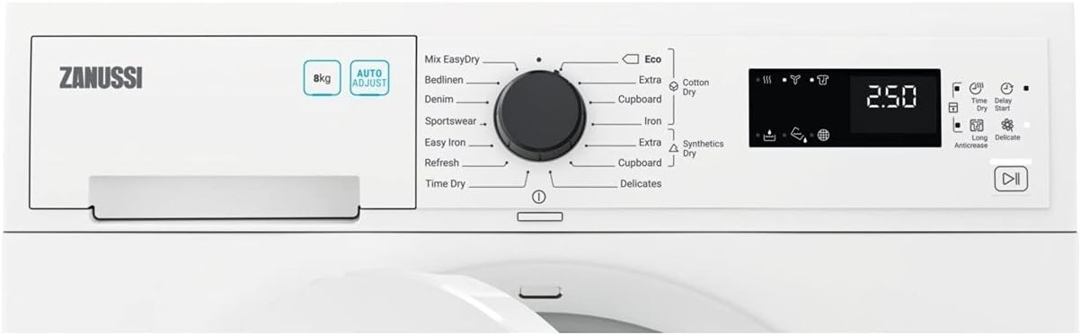 Zanussi ZDC82B4SW 8Kg AutoAdjust Condenser Tumble Dryer - B - Amazing Gadgets Outlet