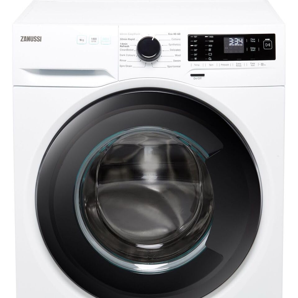 Zanussi ZWF942F1DG 9kg Washing Machine with 1400 rpm - White - A Rated - Amazing Gadgets Outlet