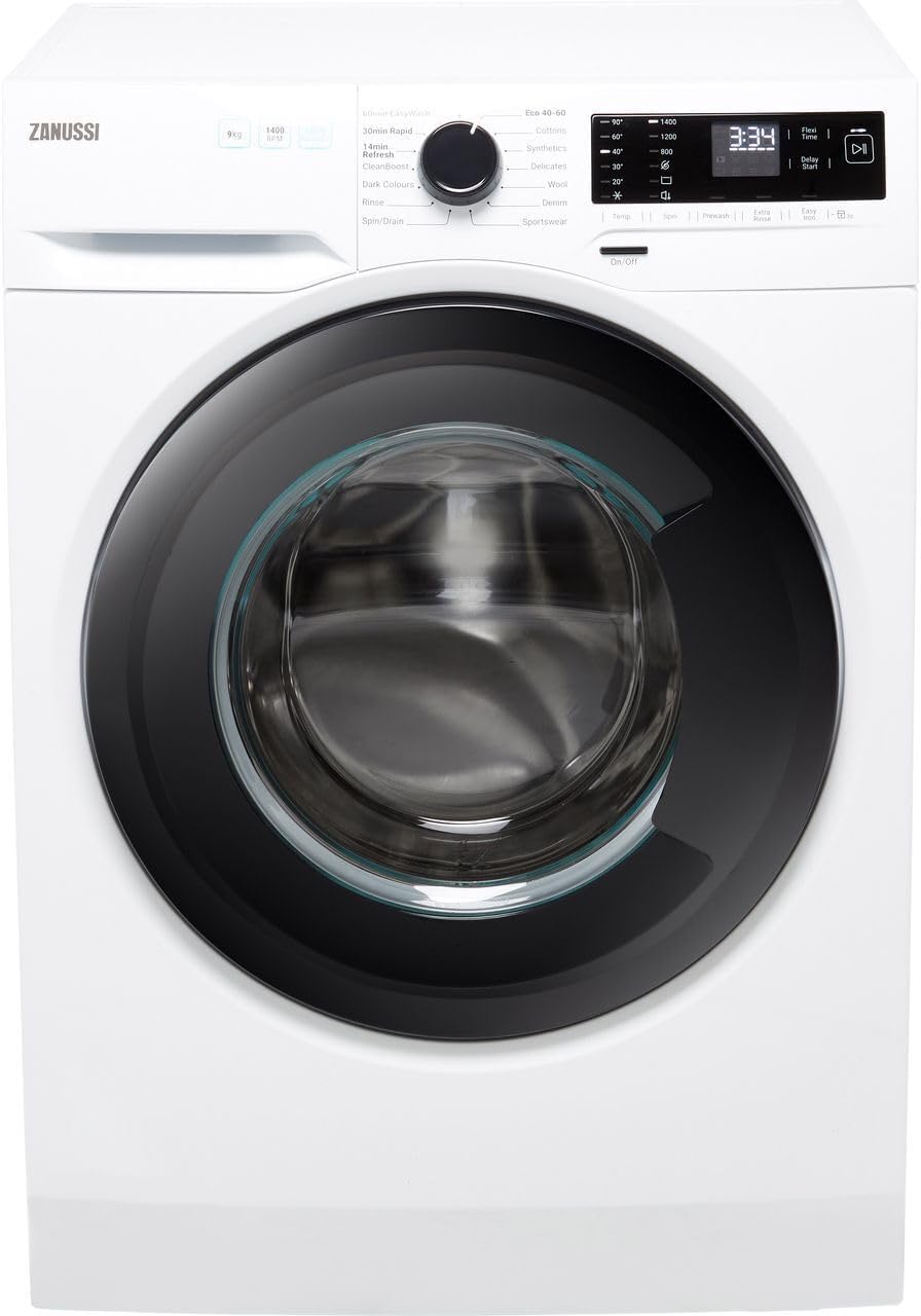 Zanussi ZWF942F1DG 9kg Washing Machine with 1400 rpm - White - A Rated - Amazing Gadgets Outlet