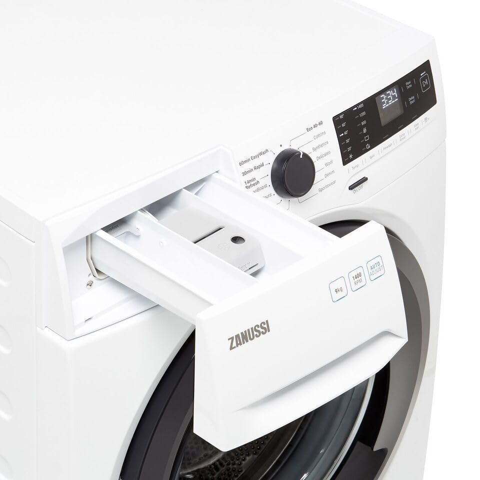 Zanussi ZWF942F1DG 9kg Washing Machine with 1400 rpm - White - A Rated - Amazing Gadgets Outlet