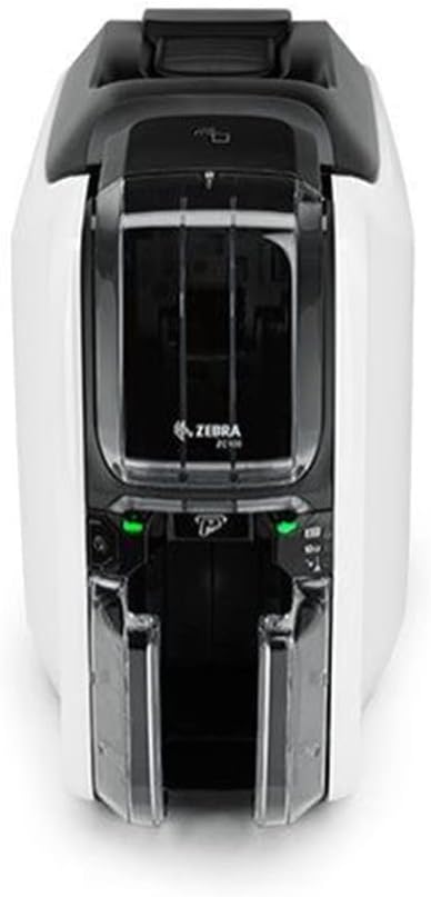 Zebra ZC100 - Single - Sided Card Printer - Fit Everywhere Design - USB Connectivity Only - Windows Driver - For Employee IDs, Membership Cards and More - Fast and Flexible Printing - Amazing Gadgets Outlet