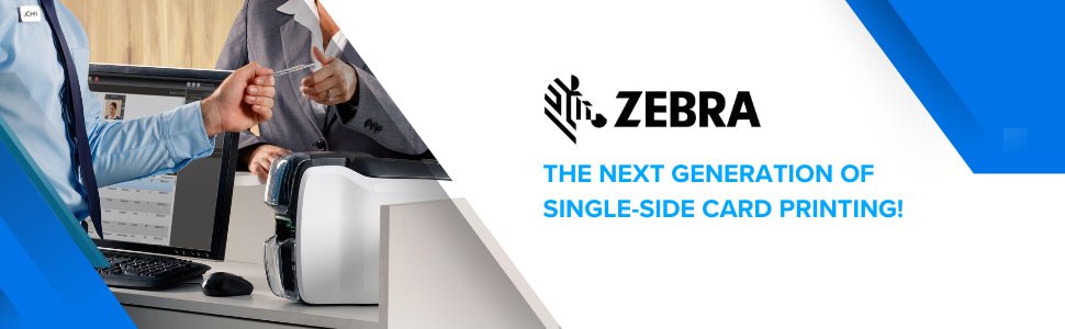 Zebra ZC100 - Single - Sided Card Printer - Fit Everywhere Design - USB Connectivity Only - Windows Driver - For Employee IDs, Membership Cards and More - Fast and Flexible Printing - Amazing Gadgets Outlet