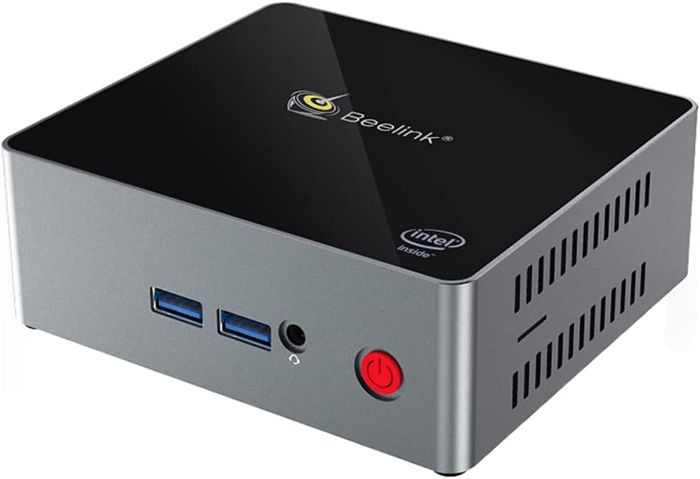 Zedo Bee - link GK35 PC, Mini Computer with Apollo Lake Celeron J4105, HD Graphics 505, 8GB LPDDR4 256GB, 1000Mbps LAN, Dual HDMI Ports, Dual WiFi, BT4.0, support Win 11 WOL, Auto Power On - Amazing Gadgets Outlet