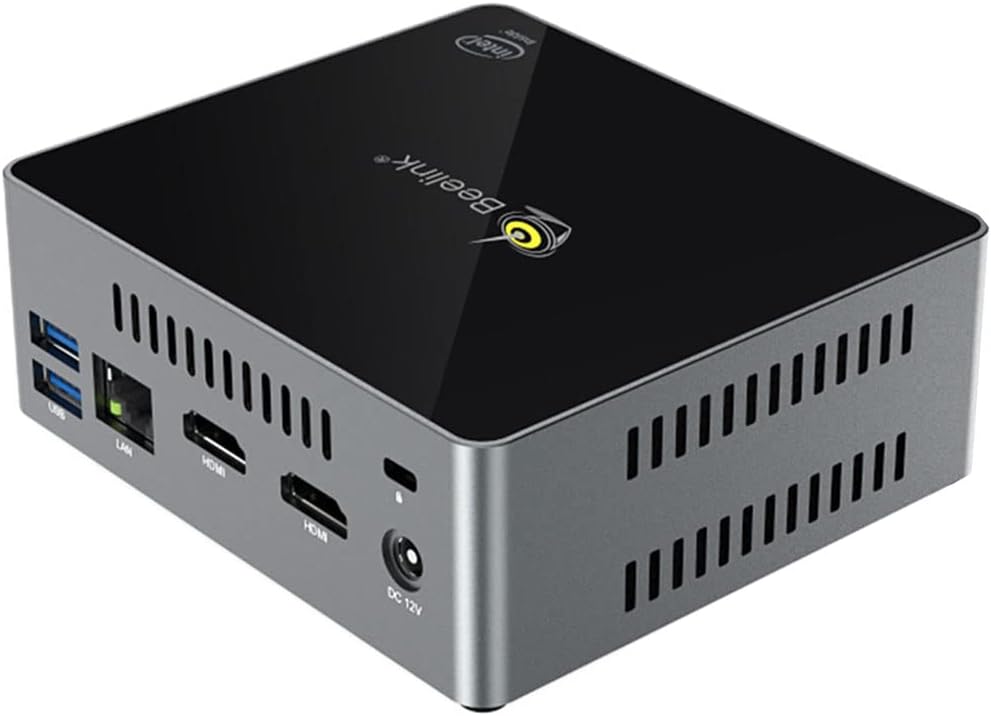 Zedo Bee - link GK35 PC, Mini Computer with Apollo Lake Celeron J4105, HD Graphics 505, 8GB LPDDR4 256GB, 1000Mbps LAN, Dual HDMI Ports, Dual WiFi, BT4.0, support Win 11 WOL, Auto Power On - Amazing Gadgets Outlet