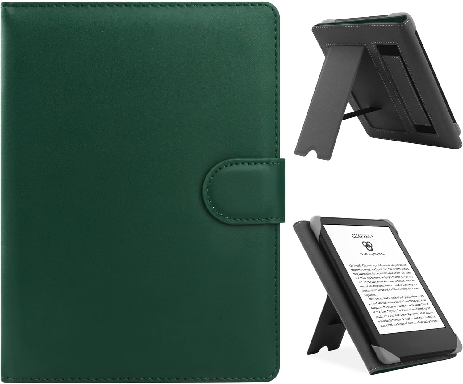 ZOENHWA Universal Case for 6",6.8" Kindle paperwhite E - reader, Compatible with Kobo Clara HD/Kindle 2022 2019/Kobo Clara 2E Leather Stand Cover for 6 - 6.8'' PocketBook/Tolino/Sony E - Book Reader - Tree - Amazing Gadgets Outlet