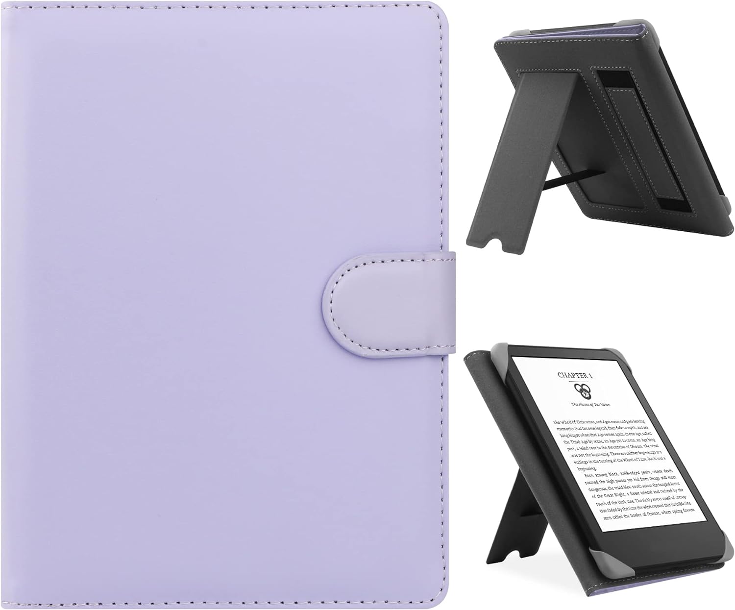 ZOENHWA Universal Case for 6",6.8" Kindle paperwhite E - reader, Compatible with Kobo Clara HD/Kindle 2022 2019/Kobo Clara 2E Leather Stand Cover for 6 - 6.8'' PocketBook/Tolino/Sony E - Book Reader - Tree - Amazing Gadgets Outlet