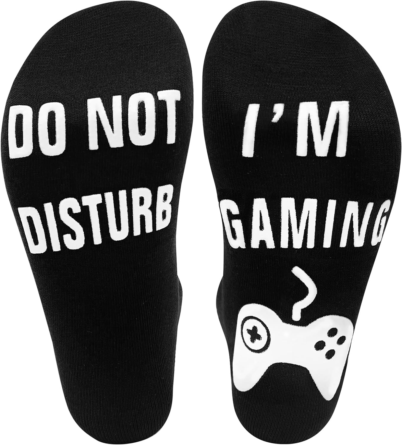 ZoomPlay Novelty Socks Funny Socks DO NOT DISTURB, I'M GAMING Socks, Gamer Socks, Birthday Present Christmas Gifts for Game Lovers Men Women Unisex, Without Gift Box - Amazing Gadgets Outlet