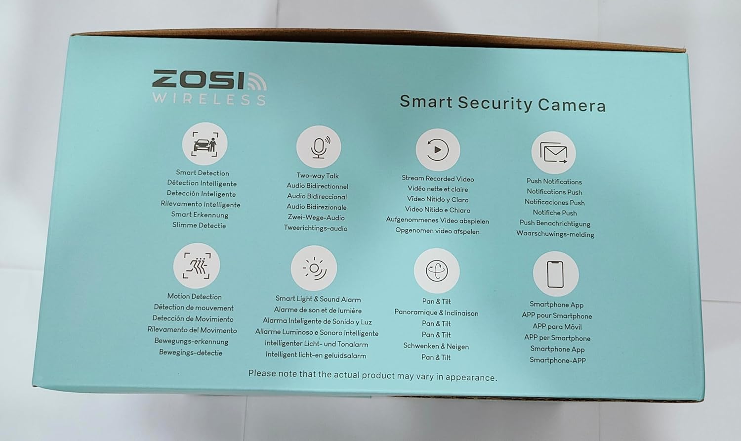 ZOSI 3K WiFi Security Camera Outdoor, 5MP Pan/Tilt Home CCTV Camera with Person Vehicle Detection, Spotlight Siren, Auto Tracking, Color Night Vision, Cloud & SD Card Storage, Work with Alexa, C296 - Amazing Gadgets Outlet