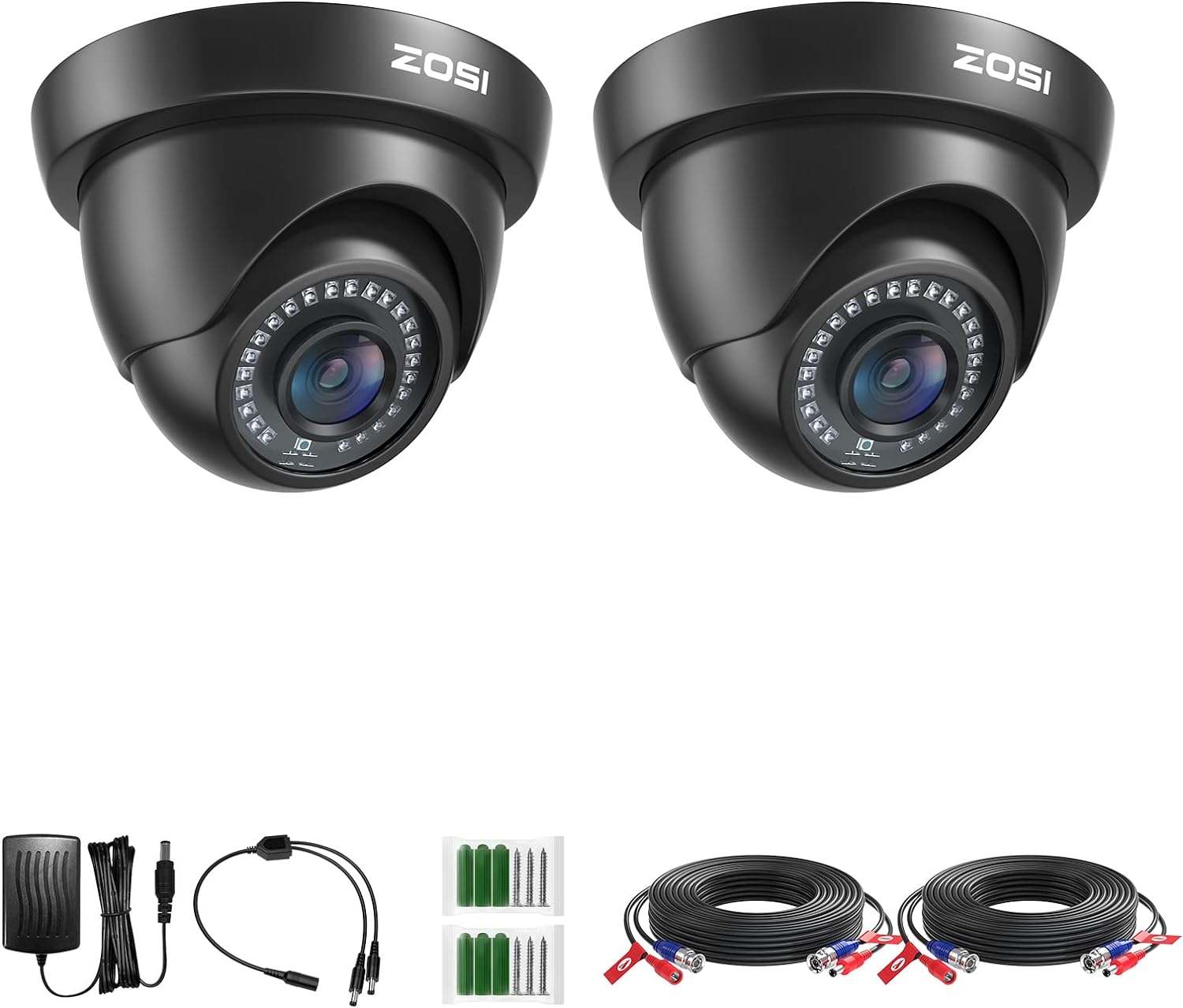 ZOSI C289 2K WiFi Security Camera Outdoor, 3MP Pan/Tilt CCTV Camera, Person Vehicle Detection, Color Night Vision, Auto Tracking, Light Siren Alarm, 2 - Way Audio, Plug - in Power, SD Card & Cloud Storage - Amazing Gadgets Outlet