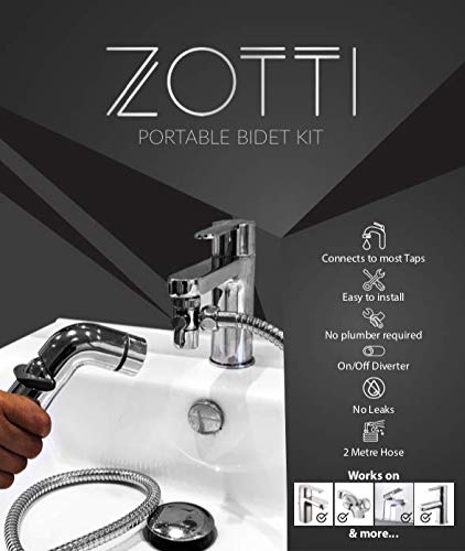 Zotti Portable Bidet Sprayer | Connects to Mixer Tap | Handheld Shower Kit | Shower Bidet Perfect for Travel Douche Pet Washing | 2 Metre Chrome Hose   Import  Single ASIN  Import  Multiple ASIN ×Product customization General Description - Amazing Gadgets Outlet